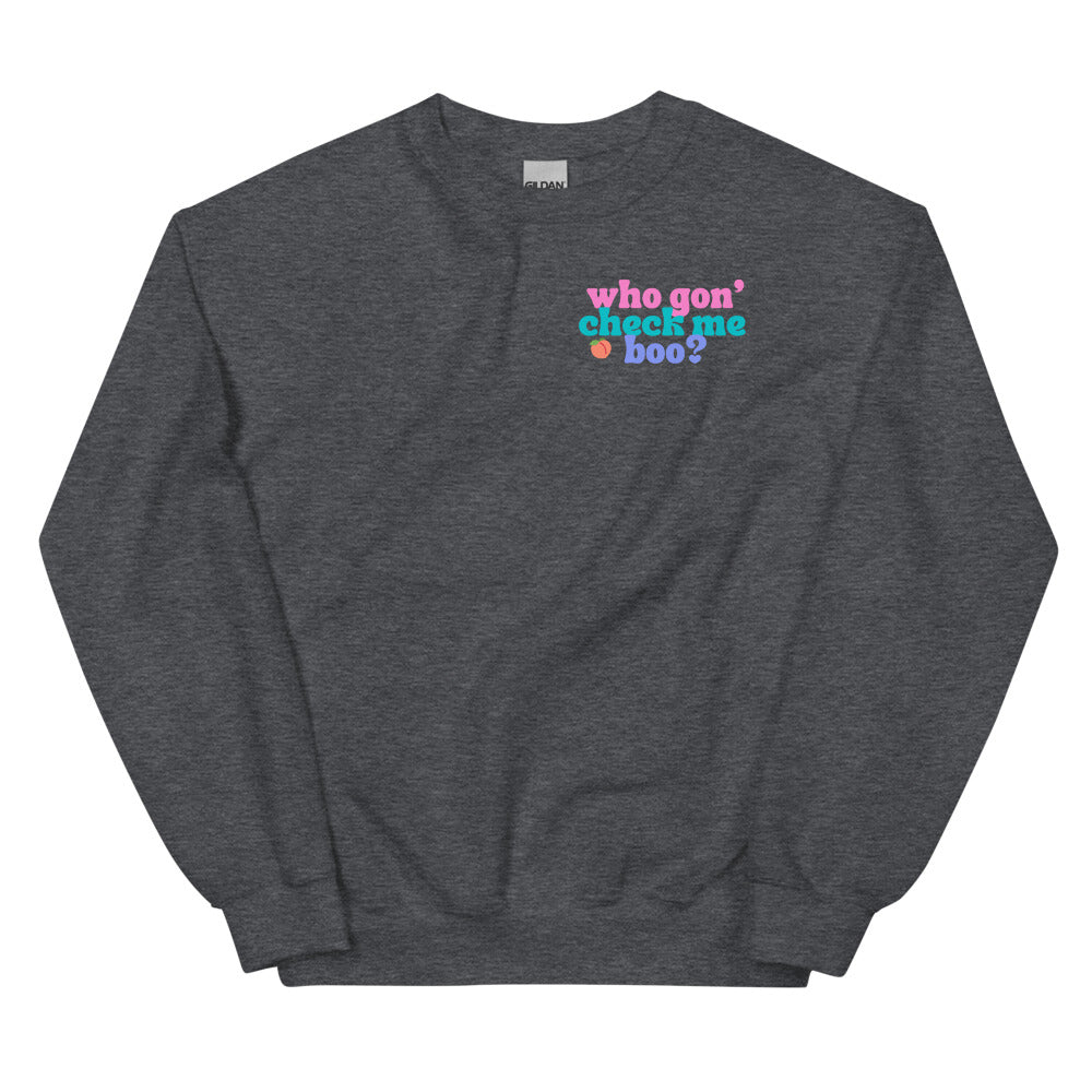 Who Gon' Check Me Boo? Shiree Whitfield - Real Housewives of Atlanta - FRONT and BACK printed