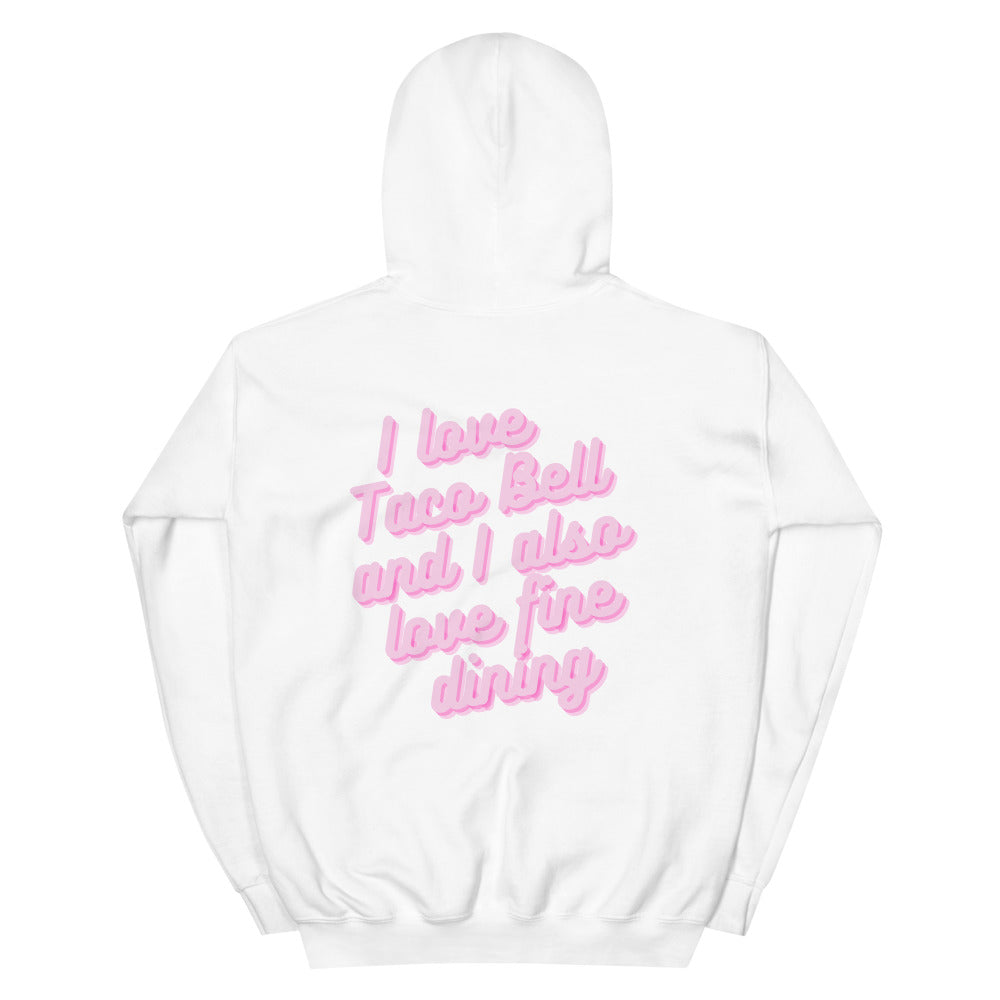 I love Taco Bell and I Also Love Fine Dining - Lisa Barlow - Real Housewives of Salt Lake City - Hoodie